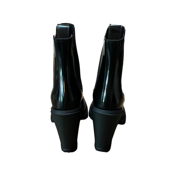 Alexander McQueen Tread Heeled Patent Leather Chelsea Boot NEW EU 36.5 US 6.5 - Picture 8 of 14